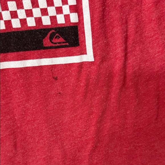 Quiksilver Kids Red and Black Graphic Long Sleeve Tee - Picture 2 of 3